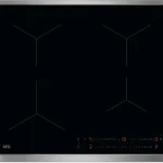 Aeg TO64IA0FXB serie 5000 Piano cottura a induzione, cm. 60, 4 zone cottura, Hob²Hood, Slider Touch, vetro nero