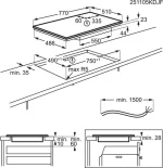 Aeg OIO84A00IT serie 5000 Piano cottura a induzione cm. 80, 4 zone cottura, funzione Hob²Hood, vetroceramica nero opaco, SaphirMatt - immagine 9