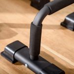 Set 2 Barre Parallele in Acciaio con Impugnatura in EPE Antiscivolo, 36x25x20 cm, Nero - immagine 8