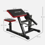 Panca Romana 2 in 1 per Curl e Tricipiti con Sedile a 5 Livelli e 25 Regolazioni, Nero - immagine 3