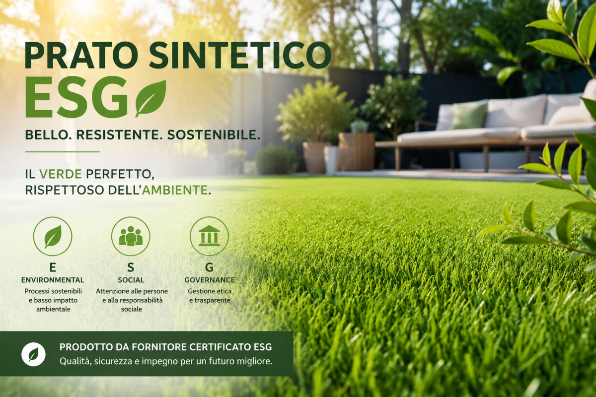Prato sintetico esg