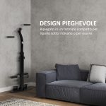 Cyclette per Riabilitazione Gambe e Braccia Pieghevole, Schermo LCD e Altezza Manubrio Regolabile, Nero - immagine 7