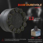 Sacco da Boxe ad Altezza Regolabile con Punching Ball e Base Riempibile, 88x48x155-205 cm, Rosso e Nero - immagine 6