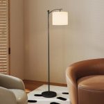 Lampada da Terra LED Dimmerabile con Telecomando, 11 Temperature e 11 Luminosità, Timer 60 Minuti, Nero - immagine 9