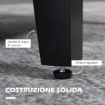 Poltroncina da Camera Moderna in Tessuto con Braccioli, 66x72x74 cm, Crema - immagine 6