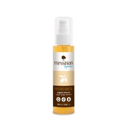 Olio Prezioso Per Capelli Argan, Uva E Mandorla Messinian Spa