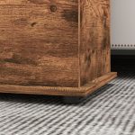 Panca Contenitore Capacità 120 kg per Camera da Letto e Ingresso, in Legno, 100x40x40 cm, Marrone - immagine 7