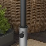 Base per Ombrellone da 28kg in Granito con Maniglia Estensibile e Rotelle, 41x41x37.5cm, Grigio - immagine 8