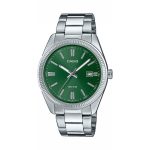 Orologio Uomo Casio DATE - FOREST GREEN Verde Argentato (Ø 38,5 mm)