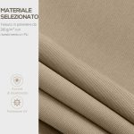 Telo di Ricambio per Tenda a Bracci in Poliestere Anti UV da 4x2.5m, Beige - immagine 4