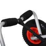 Carrello per Kayak e Canoa Pieghevole in Alluminio con Imbottiture Antiscivolo - immagine 7