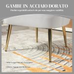 Poltrona in Velluto da Camera e Salotto a Conchiglia Stile Art Deco, Acciaio, 63x65x84 cm, Grigio - immagine 6