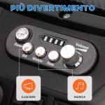 Macchina Elettrica per Bambini 24V a 2 Posti con Telecomando e 3 Velocità, Età 3-8 Anni, Blu - immagine 9
