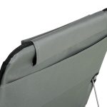 Set 2 Lettini Spiaggia Pieghevoli con Schienale Regolabile a 5 Livelli e Borsa, Grigio - immagine 8