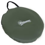 Tenda da Doccia Pop Up Impermeabile in Poliestere e Plastica, 100x100x185 cm, Verde Militare - immagine 7