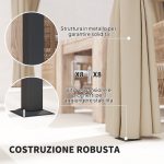 Pergola da Giardino con Tetto Retrattile e Tende, in Metallo e Poliestere, 300x300x227 cm, Beige - immagine 6