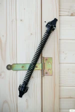 Casetta tavole ad incastro 20 mm, con WC, per persone a mobilità ridotta , con pavimento, abete in tronchi 20 mm, 2,10 x 2,21 m, 4,64 m² - immagine 6