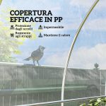 Copertura per Serra 6x10 m di Ricambio, Telo per Serre a Tunnel in PP Anti UV e Impermeabile, Trasparente - immagine 4