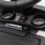 Macchina Elettrica per Bambini 18 mesi a 5 anni con musica e clacson, Auto a 6V, Elettrico e a Spinta,Velocità 3km/h, Bianco - immagine 9