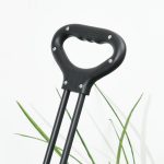 Carrello da Giardino 110L con Maniglia Telescopica e Borsa Termica da 15L in Acciaio e Tessuto, Blu - immagine 9
