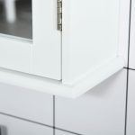 Specchio Bagno Contenitore con Anta Magnetica, Mobile Bagno con Specchio, Ripiano Regolabile, Bianco - immagine 7