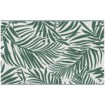 Tappeto Esterno per Balcone e Terrazza Reversibile con Fantasia a Foglie, 152x243 cm, Verde e Bianco - immagine 9