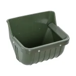 Mangiatoia per mucche, materiale plastica con bordo protettivo, 15 litri