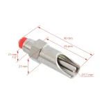 Ciuccio con filettatura da 1/2" per scrofe, con nipplo da 3/4" - immagine 6