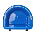 Secchio per mangime per cavalli con staffa per fissaggio e maniglia, blu reale, 12 litri - immagine 4