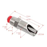 Ciuccio con filettatura da 1/2" per maiali, con nipplo da 1/2" - immagine 4