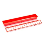 Mangiatoia per galline, lunghezza 50 cm, capacità 1,5 l - immagine 3