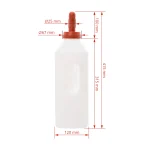 Contenitore allattamento per vitelli, 3000 ml - immagine 2