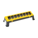 Mangiatoia per polli, plastica antracite-giallo, 50 cm