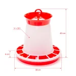 Mangiatoia per polli e pollame, 10 l - immagine 4