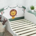 Letto per Bambini 3-8 Anni Basso in Legno con Spazio Contenitore e Sponde Laterali, 150x77x60 cm, Verde - immagine 9