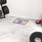Set di Manubri Pesi Fitness da 6 kg con Impugnatura Antiscivolo e Valigetta, Multicolore - immagine 9