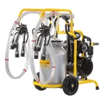 Mungitrice per mucche, 2 posti, 1 bidone alluminio 40 litri