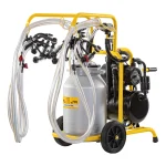 Mungitrice per pecore, 4 posti, 1 bidone alluminio 40 litri