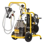 Mungitrice per capre, 2 posti, 1 bidone acciaio inox, 30 litri