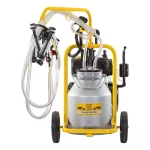 Mungitrice per capre, 2 posti, 1 bidone alluminio 30 litri - immagine 4