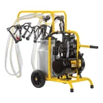 Mungitrice per capre, 4 posti, 1 bidone alluminio 40 litri - immagine 2