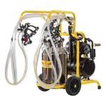 Mungitrice per pecore, 4 posti, 1 bidone acciaio inox 40 litri