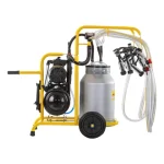 Mungitrice per capre, 4 posti, 1 bidone alluminio 40 litri - immagine 3