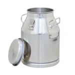 Bidone in acciaio inox per il trasporto del latte, con coperchio a leva, 30 litri - immagine 4