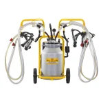 Mungitrice per capre, 4 posti, 1 bidone alluminio 40 litri - immagine 4