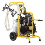Mungitrice per pecore, 2 posti, 1 bidone alluminio 30 litri - immagine 2