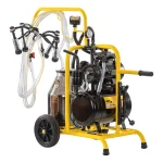Mungitrice per capre, 2 posti, 1 bidone acciaio inox, 30 litri - immagine 2