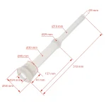 Guaina lunga in silicone per mungitrici per mucche, set di 4 pz. - immagine 4