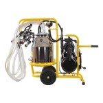 Mungitrice per pecore, 4 posti, 2 bidoni acciaio inox 30 litri - immagine 2