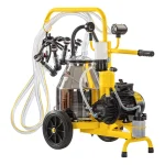 Mungitrice per pecore, 2 posti, 1 bidone acciaio inox 25 litri, eco - immagine 3